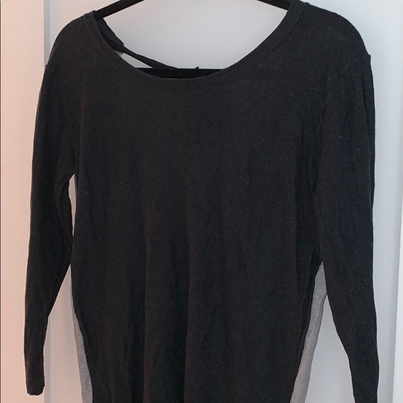Dark and light grey long sleeve sweater - Picture 1 of 3